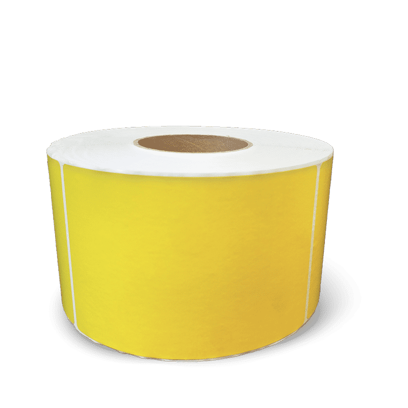 4" x 6" Direct Thermal Labels (Yellow)