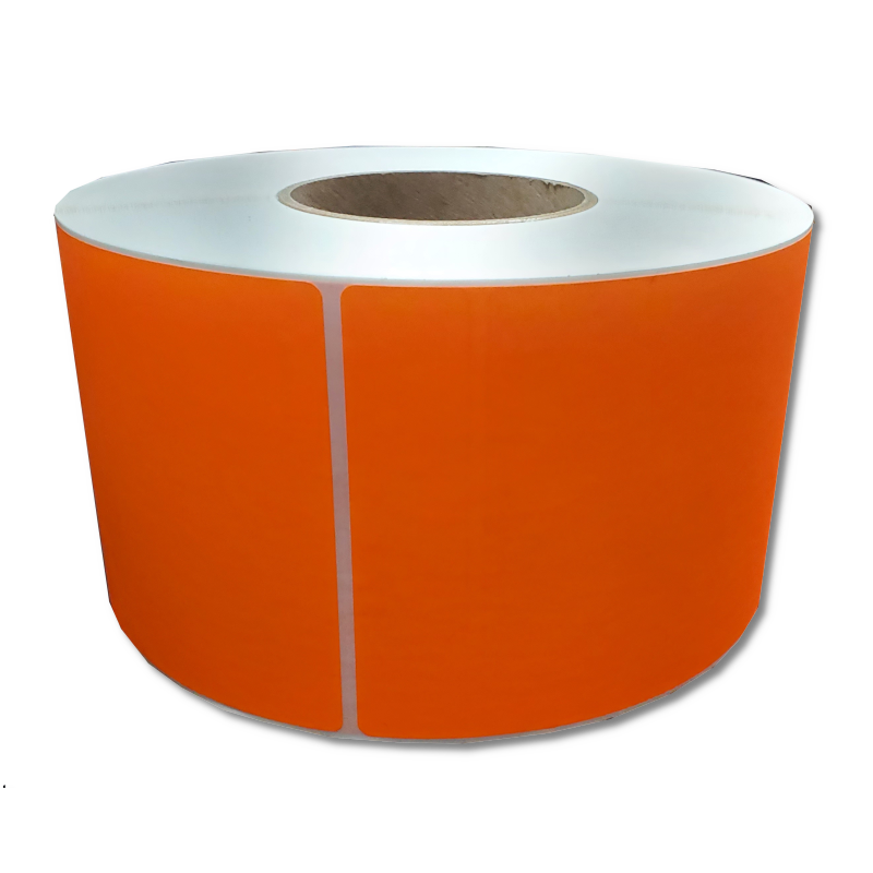 4" x 6" Direct Thermal Labels (Orange)