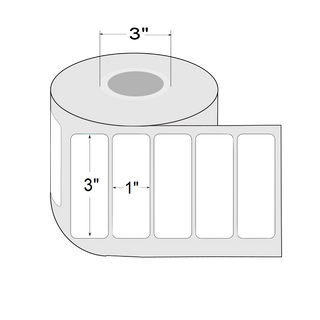 3" x 1" Roll Labels